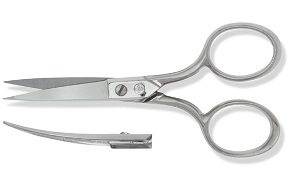 4" EMBROIDERY SCISSOR CURVED MUNDIAL (A2K15)