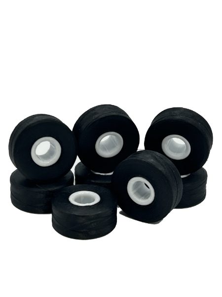 HANDY PACK OF 12 X PRE WOUND BOBBINS BLACK